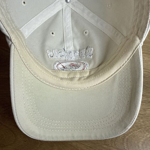 Vtg Denver Broncos Logo Athletic Strapback Hat Cream Embroidered NFL Football - Picture 9 of 12